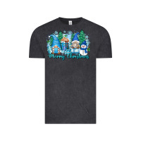 Vintage Black merry christmas snowman gnomes Vintage Tee - Zillion Design Studio