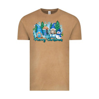 Vintage Camel merry christmas snowman gnomes Vintage Tee - Zillion Design Studio