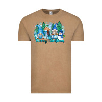Vintage Coffee merry christmas snowman gnomes Vintage Tee - Zillion Design Studio