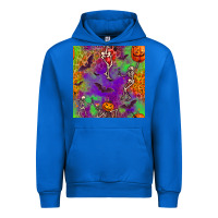 Cobalt halloween party seamless pattern Urban Hoodie - BundleAndBundleShop