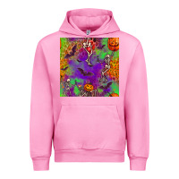 Fuchsia Pink halloween party seamless pattern Urban Hoodie - BundleAndBundleShop