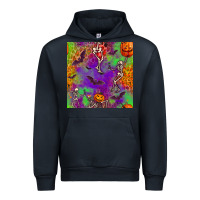 Navy halloween party seamless pattern Urban Hoodie - BundleAndBundleShop