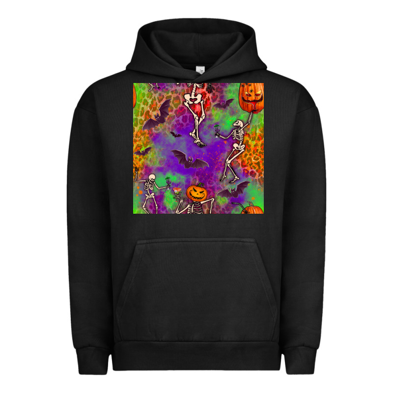 Halloween Party Seamless Pattern Urban Hoodie by BundleAndBundleShop | Teevron