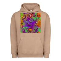 Pigment Burro halloween party seamless pattern Urban Hoodie - BundleAndBundleShop