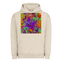 Pigment French Oak halloween party seamless pattern Urban Hoodie - BundleAndBundleShop