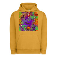 Pigment Peanut Butter halloween party seamless pattern Urban Hoodie - BundleAndBundleShop