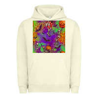 Pigment Pistachio halloween party seamless pattern Urban Hoodie - BundleAndBundleShop