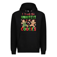 Black teach the smartest cookies Premium Hoodie - MaliasSmallBusiness