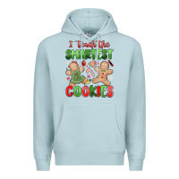 Blue Mist teach the smartest cookies Premium Hoodie - MaliasSmallBusiness