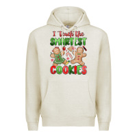 Oatmeal Heather teach the smartest cookies Premium Hoodie - MaliasSmallBusiness