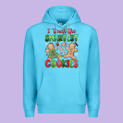 Teach The Smartest Cookies Premium Hoodie Designed By Maliassmallbusiness