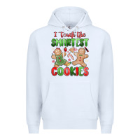 White teach the smartest cookies Premium Hoodie - MaliasSmallBusiness