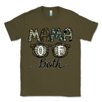 Army Green mama of both Classic Tee - CowhideDigitalArt