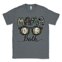 Charcoal Heather mama of both Classic Tee - CowhideDigitalArt