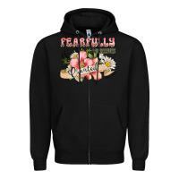 Black fearfully and wonderfully created Zipper Hoodie - JahusDesignShop