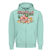 Seafoam fearfully and wonderfully created Zipper Hoodie - JahusDesignShop