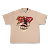 Burro english bulldog with love glass Urban Heavy Tee - RanaPortraitStore