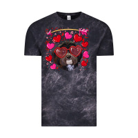 Cloud Black Valentine's day havanese dog Vintage Tee - RanaPortraitStore