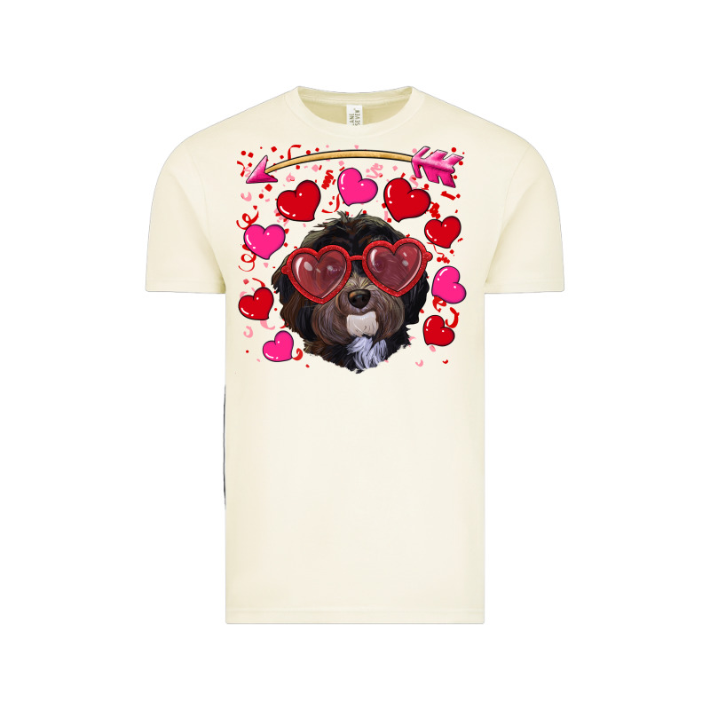 Valentine's Day Havanese Dog Vintage Tee by RanaPortraitStore | Teevron