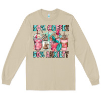 Mushroom 50 coffee 50 anxiety coffee cups Long Sleeve Tee - Zillion Design Studio