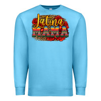 Ocean Blue latina mama Premium Sweatshirt - Jasminsmagicworld