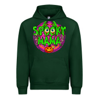 Forest Green spooky mama Urban Hoodie - BundleAndBundleShop