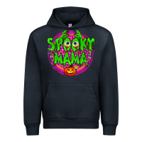 Navy spooky mama Urban Hoodie - BundleAndBundleShop