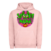 Pigment Salmon spooky mama Urban Hoodie - BundleAndBundleShop