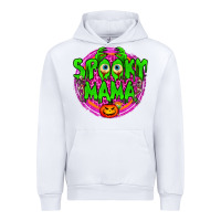 White spooky mama Urban Hoodie - BundleAndBundleShop