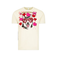 Vintage Arctic Valentine's day husky Vintage Tee - RanaPortraitStore