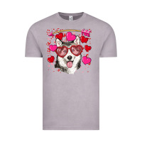 Vintage Zinc Valentine's day husky Vintage Tee - RanaPortraitStore