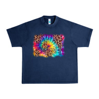 Navy leopard tie dye background Urban Heavy Tee - Zillion Design Studio