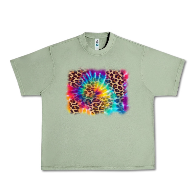 Leopard Tie Dye Background Urban Heavy Tee by Zillion Design Studio | Teevron