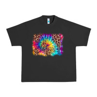 Pigment Black leopard tie dye background Urban Heavy Tee - Zillion Design Studio