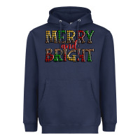 Navy merry and bright Heavyweight Hoodie - AdoDesignShop