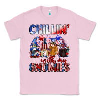 Bubblegum Pink Chillin' with my gnomies 4th of July Classic Tee - CowGirlArtShop