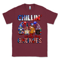 Burgundy Chillin' with my gnomies 4th of July Classic Tee - CowGirlArtShop