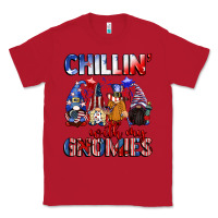 Red Chillin' with my gnomies 4th of July Classic Tee - CowGirlArtShop