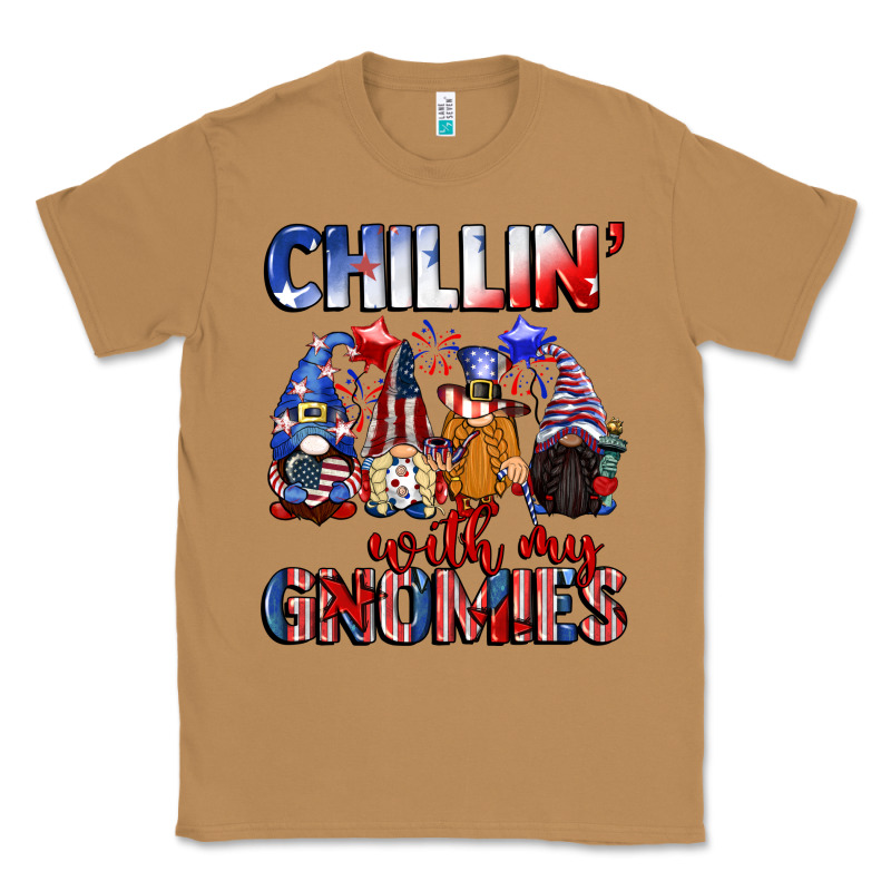 Chillin' With My Gnomies 4th Of July Classic Tee by CowGirlArtShop | Teevron