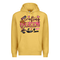 Antique Gold crafting queen Premium Hoodie - NancyCooperArtShop