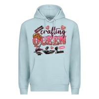 Blue Mist crafting queen Premium Hoodie - NancyCooperArtShop