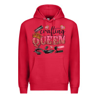 Cardinal crafting queen Premium Hoodie - NancyCooperArtShop