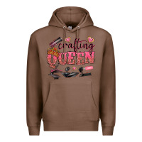 Chestnut crafting queen Premium Hoodie - NancyCooperArtShop