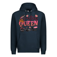 Navy crafting queen Premium Hoodie - NancyCooperArtShop