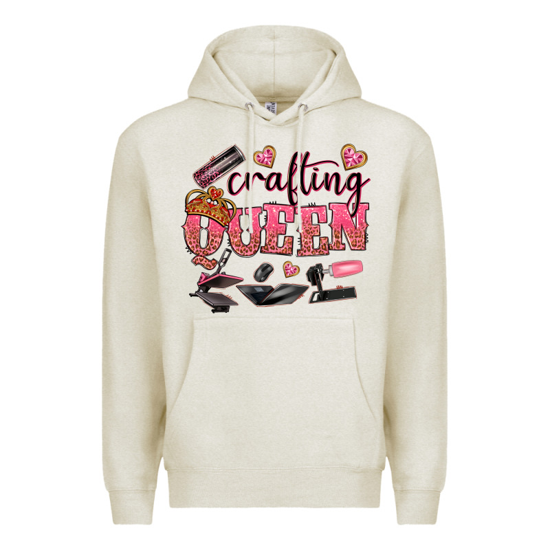 Crafting Queen Premium Hoodie by NancyCooperArtShop | Teevron
