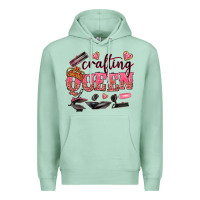 Seafoam crafting queen Premium Hoodie - NancyCooperArtShop
