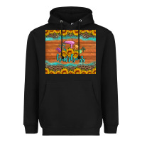 Black hairboss 200z skinny sunflowers leopard hairdresser Heavyweight Hoodie - Artiststas