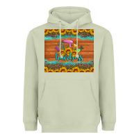 Matcha hairboss 200z skinny sunflowers leopard hairdresser Heavyweight Hoodie - Artiststas