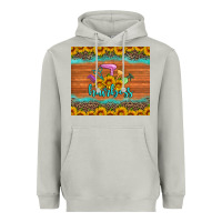 Moon Dust hairboss 200z skinny sunflowers leopard hairdresser Heavyweight Hoodie - Artiststas