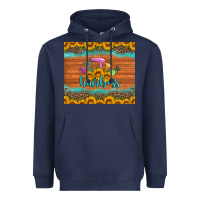 Navy hairboss 200z skinny sunflowers leopard hairdresser Heavyweight Hoodie - Artiststas